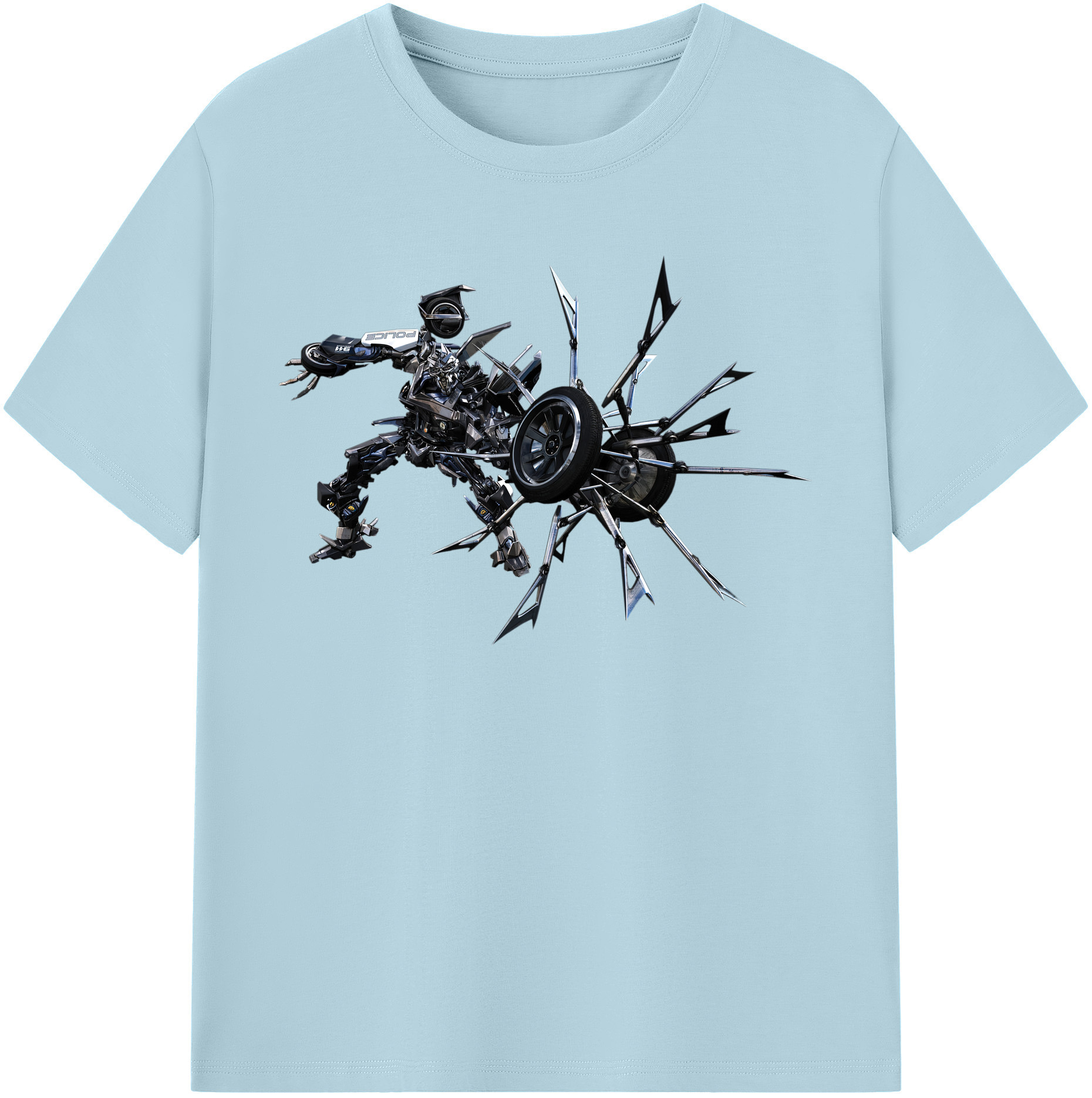 （画像用）  綿100％半袖Tシャツ（フロントプリント）
